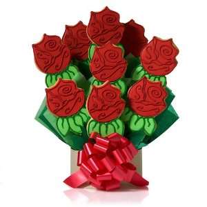  Red Roses Cookie Bouquet
