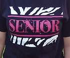 Zebra Senior T Shirt Great for Graduation and Soon To Be New Seniors