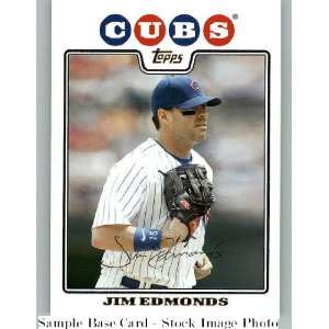  2008 Topps Update Gold Foil #UH60 Jim Edmonds   Chicago 