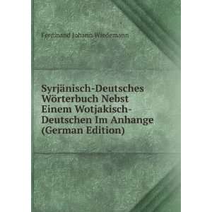   Im Anhange (German Edition) Ferdinand Johann Wiedemann Books