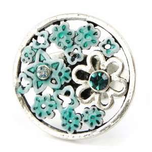  Ring of french touch Paquerettes turquoise. Jewelry