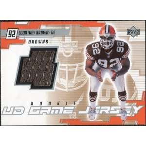    2000 Upper Deck Game Jersey Courtney Brown #CB Sports Collectibles