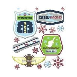 Company Sticker Medley Snowboarding; 6 Items/Order  