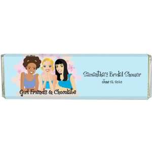  Girls and Chocolate Personalized Bridal Shower Chocolate 