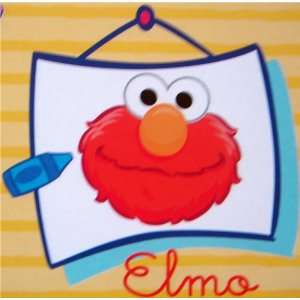 Sesame Street ELMO Yellow Gift Wrap Wrapping Paper & Bows Any Occasion 