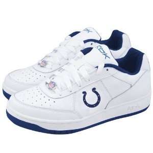 Reebok Indianapolis Colts White Recline Sneakers  Sports 