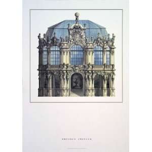  Zwinger Offset Lithograph. by Dresden. Best Quality Art 
