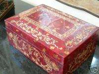 Maitland Smith Red Coromandel Decorative Box  