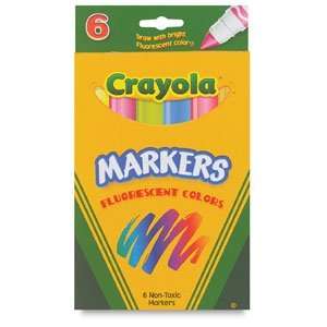  Crayola Classic Original Markers   Yellow, Classic Marker 