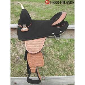   Weave Tan Harness Black Rough Out Seat 