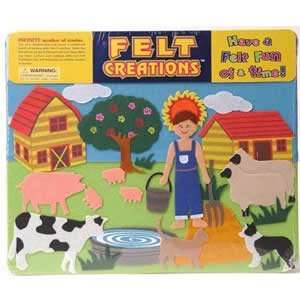  Farm Felt Creations Play Set Toys & Games