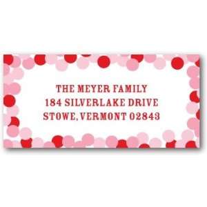  Valentines Day Personalized Stickers   Confetti Clusters 
