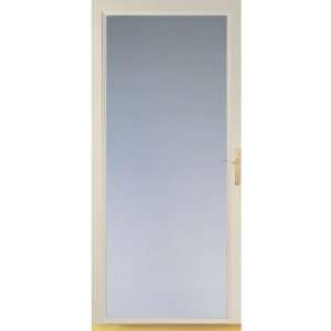  LARSON 36 Almond Fixed Glass Storm Door 34920082