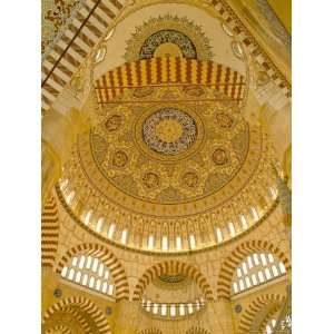  Interior of the Selimiye Mosque, Edirne, Anatolia, Turkey 
