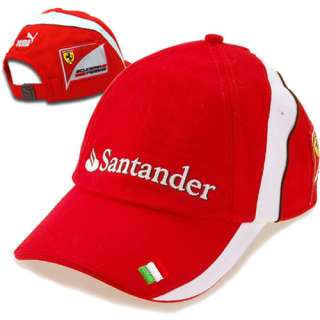 NEW PUMA FERRARI SANTANDER TEAM CAP RED  