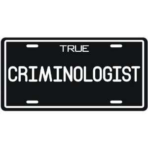 New  True Criminologist  License Plate Occupations 