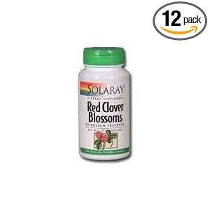 Red Clover Blossoms 375mg 100 Capsules 12PACK
