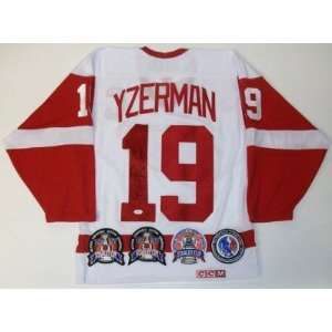  Steve Yzerman Signed Uniform   Cup Jsa   Autographed NHL 