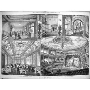 1884 Criterion Theatre Auditorium Restaurant Crush Room  