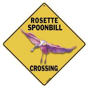  Rosette Spoonbill Crossing Patio, Lawn & Garden