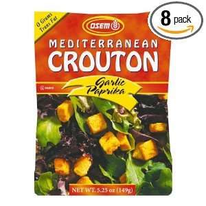 Osem Garlic Paprika Salad Crouton, 5.25 Ounce (Pack of 8)  