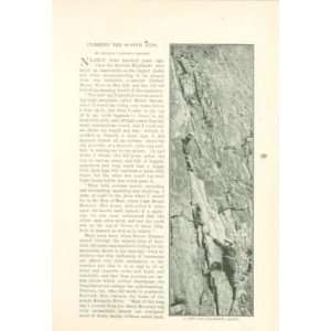   1902 Climbing Scotch Alps Crowberry Ridge Ben Nevis 