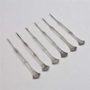  Crown by 1847 Rogers, Silverplate Nut Pick, Set of 6
