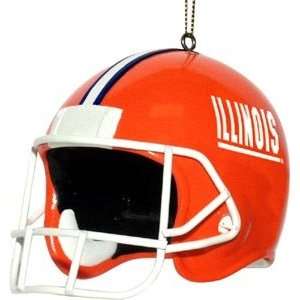  Illinois Fighting Illini Team Helmet 3 Ornament Sports 