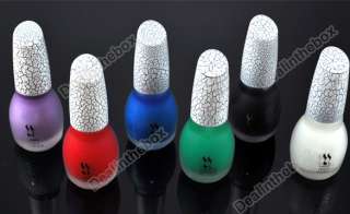 Colors S exy Crack Nail Polish Art Crackle Shatter New Fashion