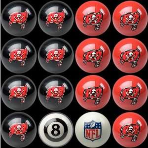  Tampa Bay Buccaneers Complete Billiard Ball Set by 