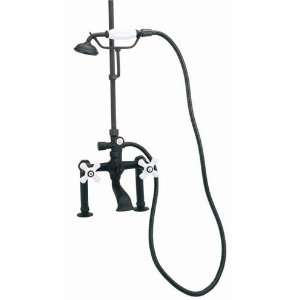 Elizabethan Classics RM25 CP Tub Filler with Handshower and Porcelain 