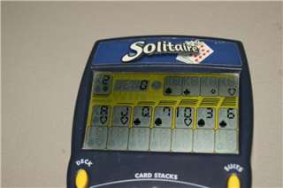 You are bidding on a Radica Klondike Solitaire Electronic Hand held 