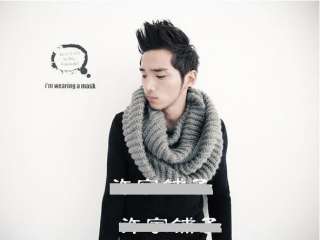 Mens Stylish Korean Mixed Woolen Warm Soft Scarf  