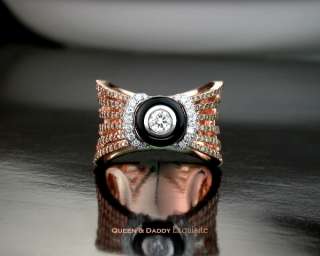 Le Scaphandre Exquisite Diamond Agate 18K Designed Ring  