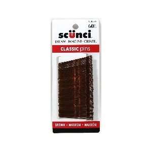  8 Pack Special Scunci Bobby Pins Brown 60 count [Health 