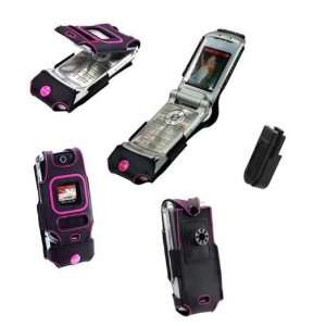 Motorola K1m KRZR Stingray Pink Scuba Case + Belt Clip 