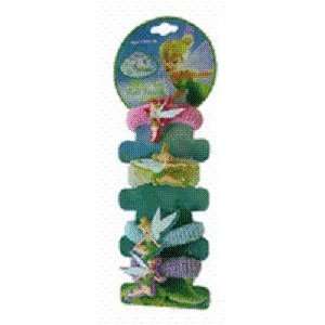   Fairies Tinkerbell Tinker Bell Hair Ponies Scrunchies 4 Pc Colors
