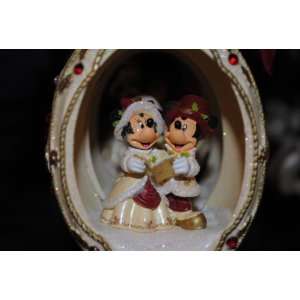  Disney Victorian Mickey Minnie Egg Holiday Ornament