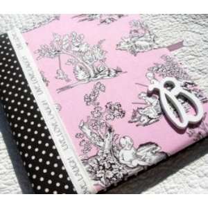  Custom Personalized Baby Memory Book   Pink Toile Baby