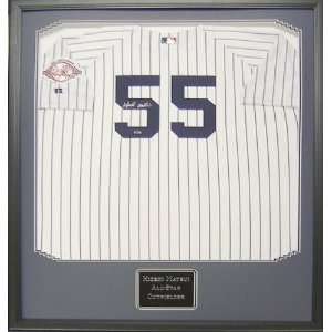   Yankees Jersey in a 36 x 44 Deluxe Custom Frame. 