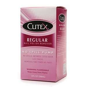  Cutex Nail Polish Remover No Spill Pump, Regular, 8 fl oz 