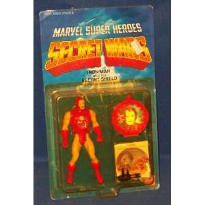  Original Marvel Secret Wars IRON MAN Action Figure w/Secret 