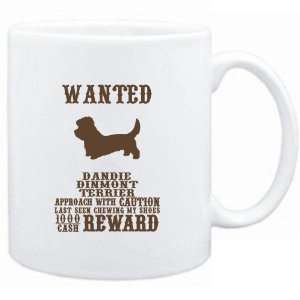 Mug White  Wanted Dandie Dinmont Terrier   $1000 Cash Reward  Dogs 