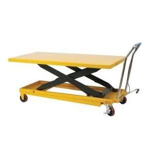  Mobile Scissor Lift With Oversized 63 X 32 Table Top 