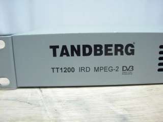 Tandberg TT1200 MPEG 2 DVB Satellite Receiver Decoder  