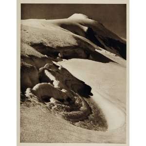  1928 Schwarzenstein Zillertal Alps Austria Photogravure 