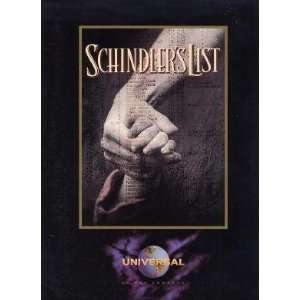  Schindlers List Cast & Crew & Credits Brochure 