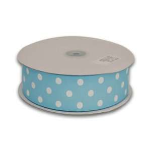   Dot 3/8 inch 50 Yards, Baby Blue with White Dots Health & Personal