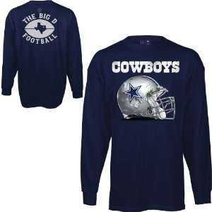  Dallas Cowboys Benchmark Long Sleeve T Shirt Sports 