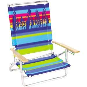  Rio Sports Designer Print 5 Position Beach Chair Sports 